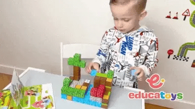 Bloques Magnéticos Bosque 28 PCS