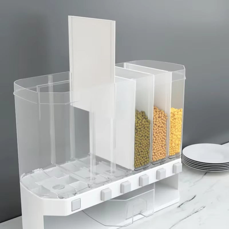 Dispensador de Granos y Cereales 6 Compartimentos