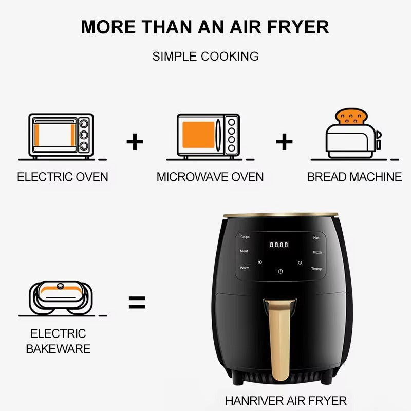FREIDORA DE AIRE HORNO INTELIGENTE 4.5LT