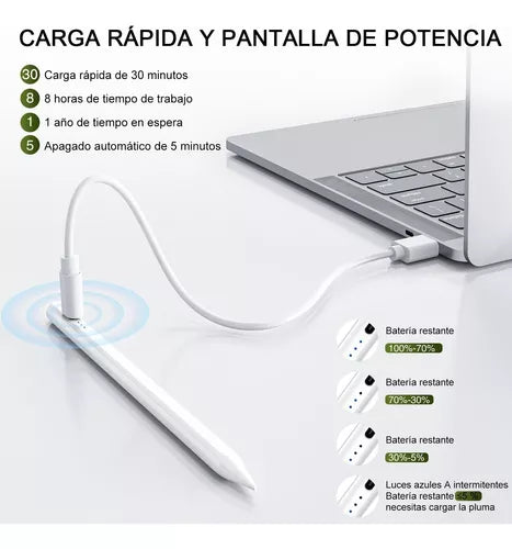 Pluma Lápiz Óptico para iPad y Tablet