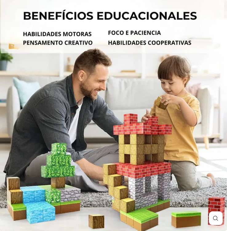 Bloques Magnéticos 75 Piezas